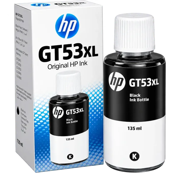 Frasco de Tinta HP GT53xl Preto Original